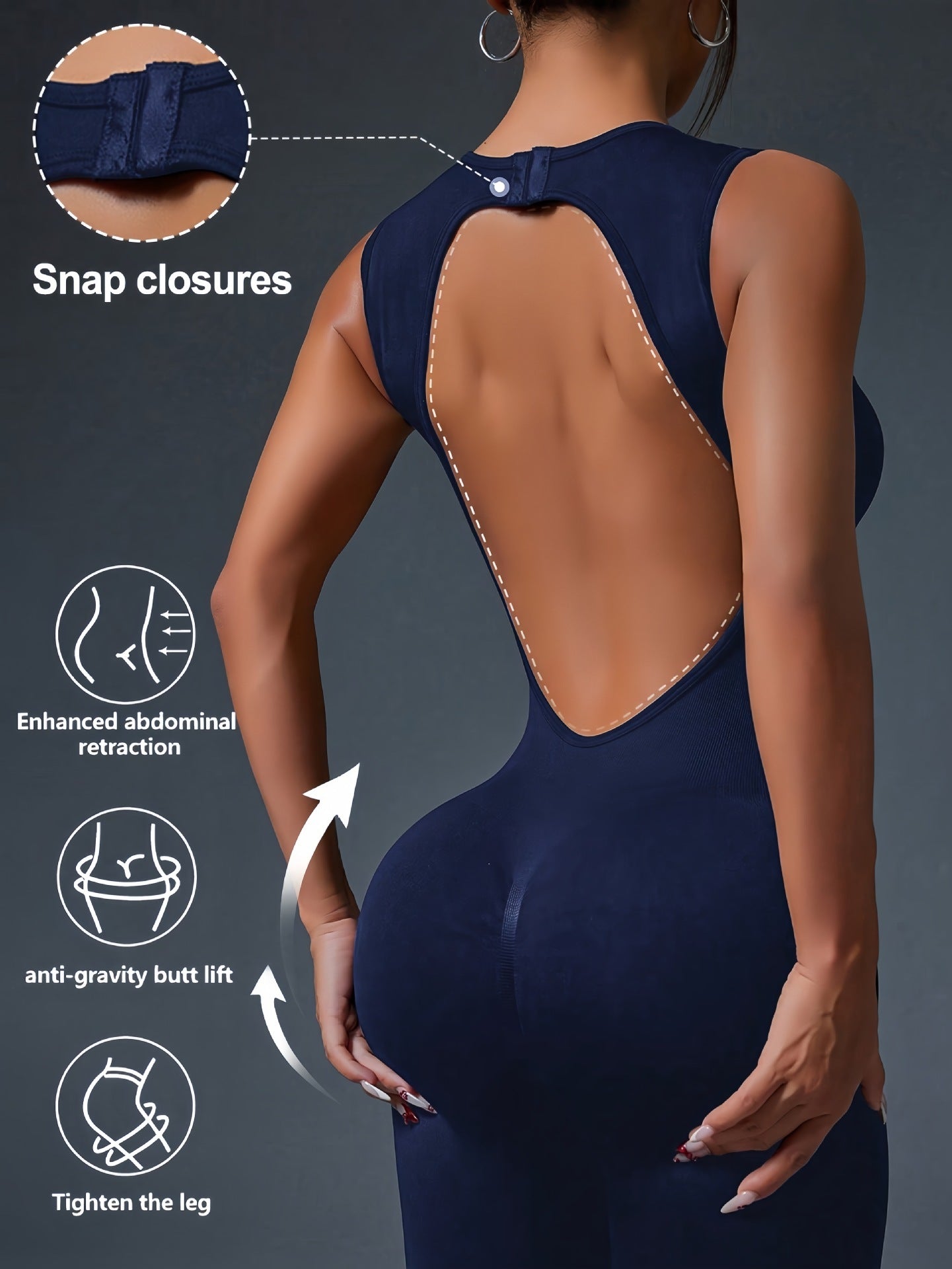 •Fashion Personality All-in-one Yoga Jumpsuit Women•