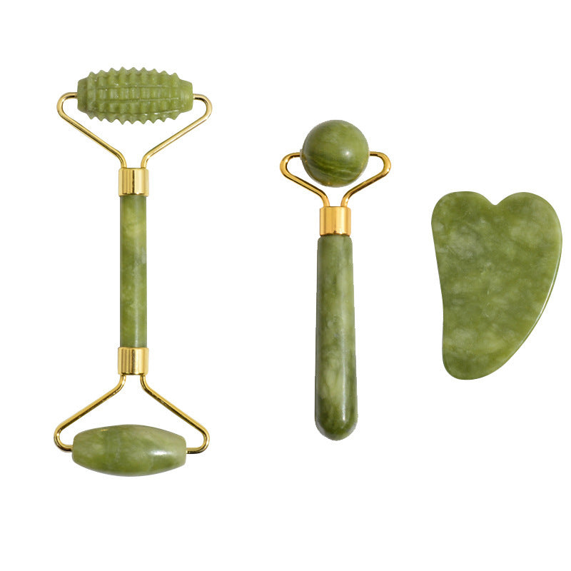 🔅EmpowerHer™ Kit de Masaje Facial de Jade – Ritual de Belleza 3 en 1🔅