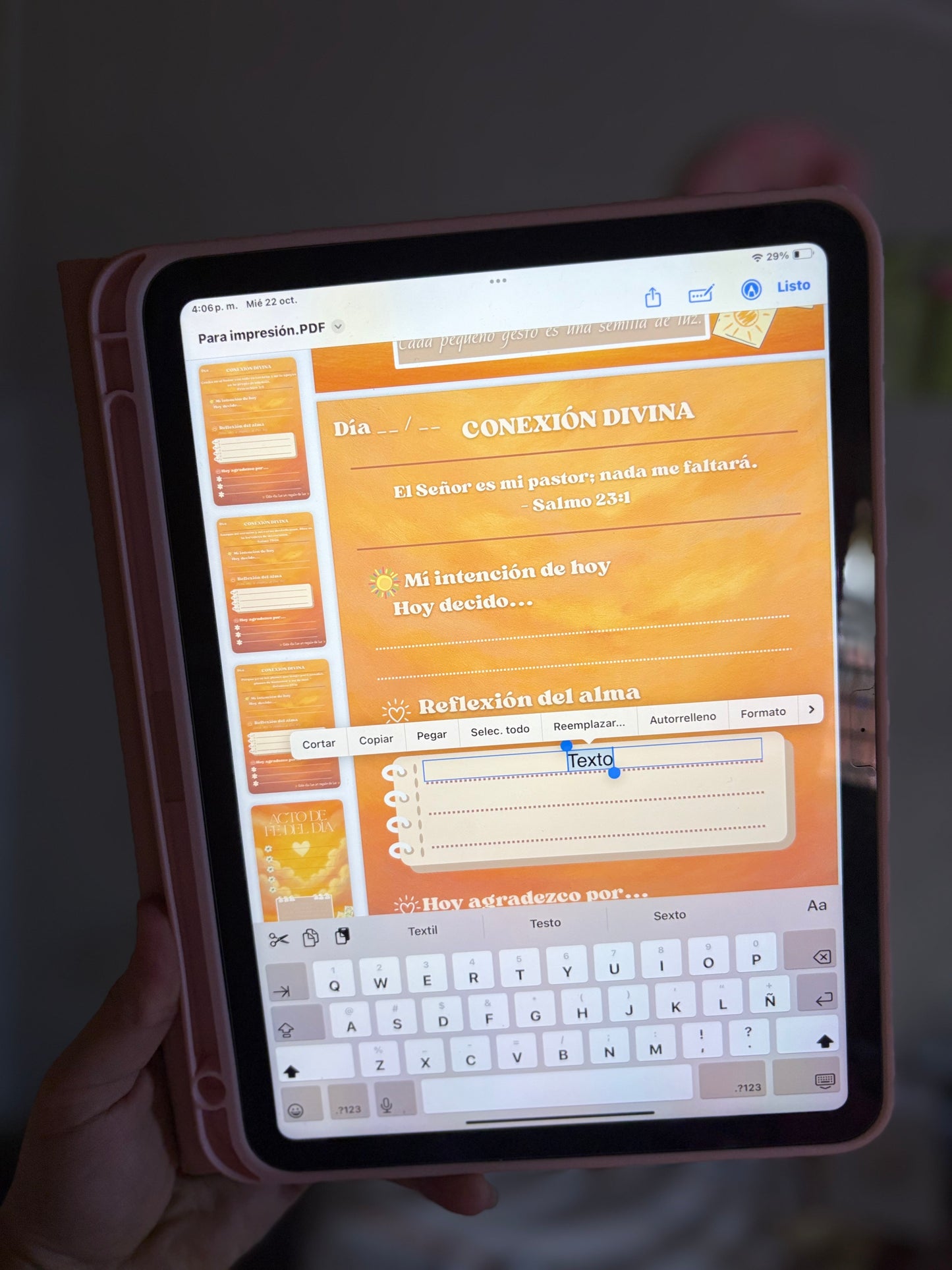 ✨ Conexión Divina – Guía Espiritual Editable de 21 Days✨