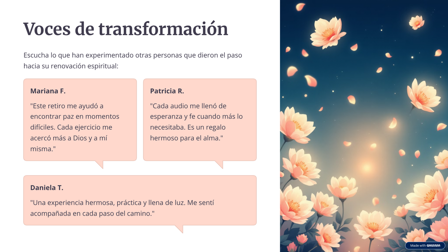 Mini Retiro HoLu: Fe y Renovación (3 Días de Transformación Interior)