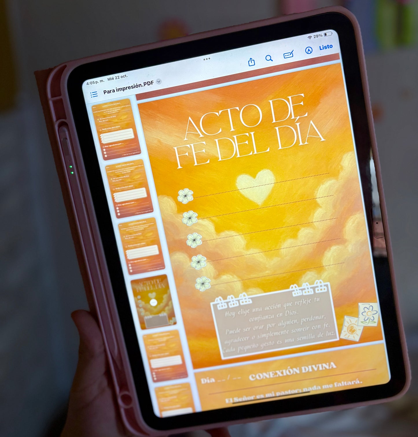 ✨ Conexión Divina – Guía Espiritual Editable de 21 Days✨