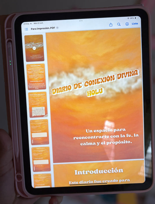✨ Conexión Divina – Guía Espiritual Editable de 21 Days✨