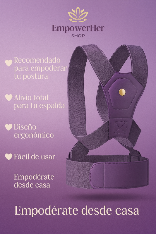 🌼 Corrector de Postura Premium de Alta Sujeción – Resultados Rápidos y Comodidad Todo el Día🌼