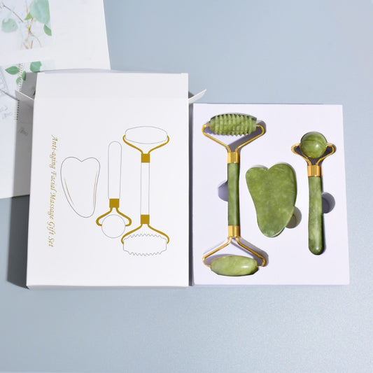 🔅EmpowerHer™ Kit de Masaje Facial de Jade – Ritual de Belleza 3 en 1🔅